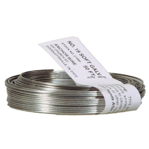 HILLMAN Anchor Wire 50 Ft. 18 Ga. Black StovePipe And Mechanics General-Purpose Wire