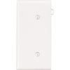 Leviton 1-Gang Standard End Nylon Blank Wall Plate, White
