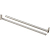 National 30 In. To 48 In. Adjustable Closet Rod, Satin Nickel