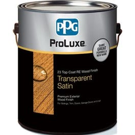 ProLuxe 23 Top Coat Wood Finish Transparent Satin, Mahogany, 1-Gallon