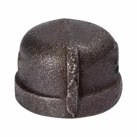 B & K Industries Black Cap 150# Malleable Iron Threaded Fittings 3