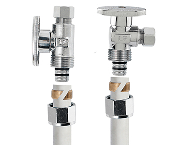 Plumb Pak No Crimp™ PEX Angle Valve - 1/2 x 1/4