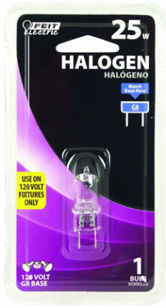 75W G8 PIN HALOGEN FOR 120V ONLY