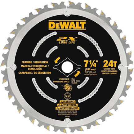 CSB DEMO FRAM 7-1/4 IN 24T YEL/BLA