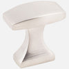 Kasaware 1-1/8 Overall Length Transitional Knob, 4-pack Satin Nickel Finish