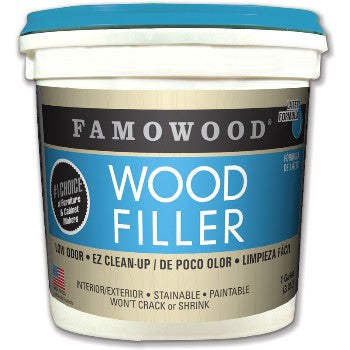 Eclectic 40002142 Famowood Latex Wood Filler, Walnut ~ Gallon