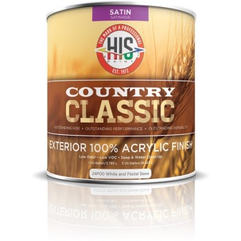 H-I-S Paint Company 21P00-1 1g Fl Ext White Base