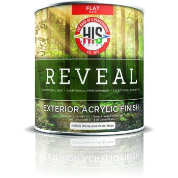 H-I-S Paint Company 22D00-1 1g Fl Ext Deep Base