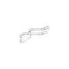 J Sterling/Knape & Vogt 0158-6WT 6in. Tap-Mount Dbl Peg