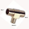 John Frey Co LF6246006060602 3/8 Pex X3/8 Pex X 3/8 Pex Tee