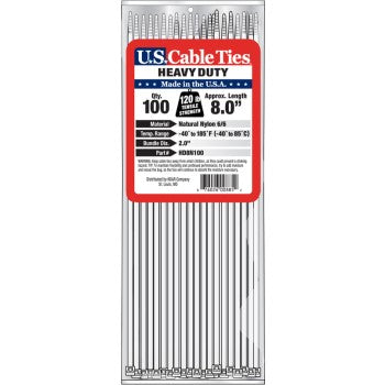 KDAR HD8N100 8 100pk Cable Ties