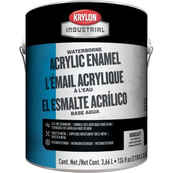 Krylon K000Z6673-16 DTM Enamel Topcoat, Satin Neutral Base ~ Gallon