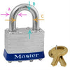 MasterLock 1KA 2469 Laminated Steel Pin Tumbler Padlock ~ Keyed Alike to Code 2469