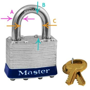 MasterLock 1KA 2647 1ka Keyed 2647 Master Padlock