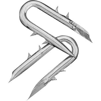 Mazel 11608134L Fence Staples, Lock Barbed ~ 1 3/4