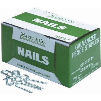 Mazel 1165061 5# 1 Galv Fence Staples