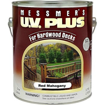 Messmer's MHV-505-1 UV Plus Low VOC for Hardwood Decks, Red Mahogany ~ Gallon