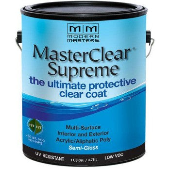 Modern Masters MCS903GAL MasterClear Protective Clear Coat, Semi-Gloss ~ Gallon