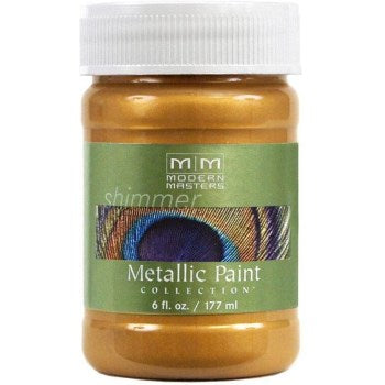 Modern Masters ME659-06 Metallic Paint, Olympic Gold Satin Sheen ~ 6 Ounce