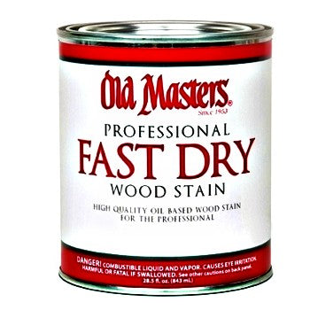 Old Masters 61201 Fast Dry Wood Stain, Spanish Oak ~ Gallon