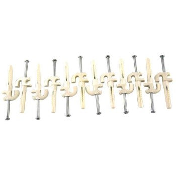 Organized Living 1464662011 Versa Clip W/Trilock II Anchor, White ~ Pack of 10