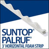 Palram Americas 92521 Suntop Palruf Horizontal Foam Closure Strip ~ 3'