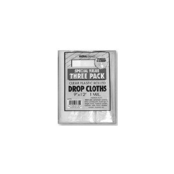 Premier 69730 3pk Cl 9x12 Drop Cloth