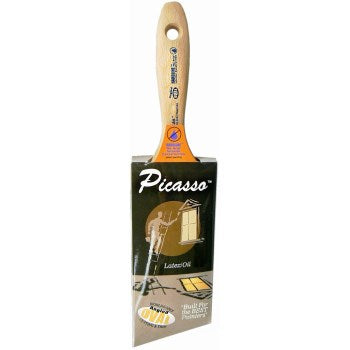 Proform Tech PIC5-1.5 The Bull™ Picasso Angled Oval Sash Brush, Short Handle ~ 1.5
