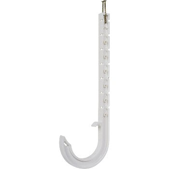 Sioux Chief Mfg 553-6W J Hook, White Extension Hanger ~ 1 1/2