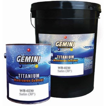 TWP/Gemini WBXL-0330-1 Waterborne Urethane Lacquer, Satin ~ Gal