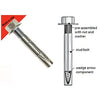 Wej-it 5850 Wejit Wedge Anchor ~ 5/8
