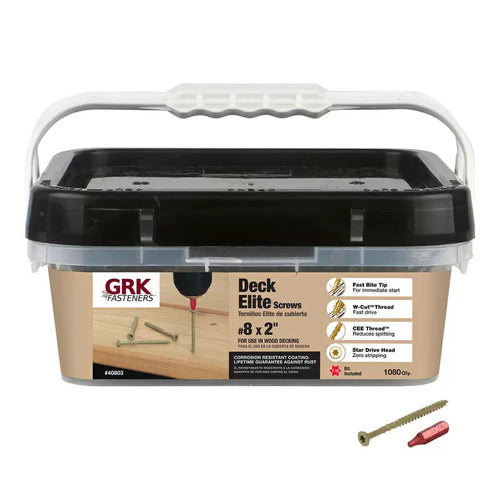 GRK #8 x 2 in. Star Drive Bugle Head Deck Elite Wood Deck Screw