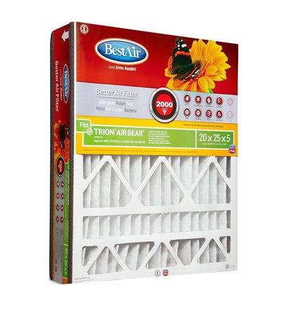 BestAir Furnace Filter Pleated Air Filter for Trion Air Bear
