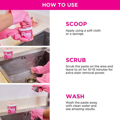 The Pink Stuff Miracle Cleaning Paste