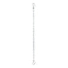 Curt 48 Safety Chain with 2 S-Hooks (5,000 lbs, Clear Zinc, Packaged)