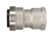 QuickFitting Stainless Steel Push Fittings 1” x 1” FNPT Straight Female Adapter