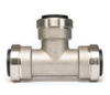 QuickFitting Stainless Steel Push Fittings 3/4” x 1/2” x 3/4” Reducing Tee