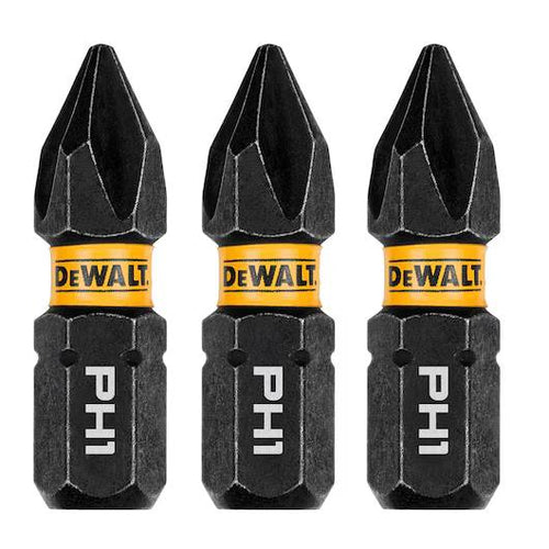 Dewalt ELITE SERIES 1 in. Bits for PH1 (3 Pk)