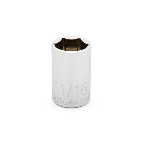 GEARWRENCH 1/2 Drive 6 Point Standard SAE Socket 11/16