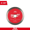 Milwaukee 4-1/2 Continuous Tile Diamond Blade
