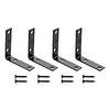 Corner Brace 3X3/4, Black