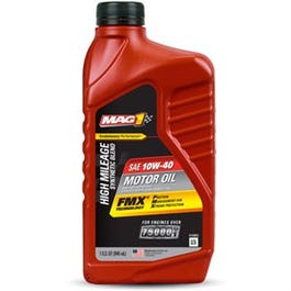 High-Mileage Motor Oil, Synthetic Blend, 10W-40, 1-Qt.
