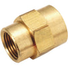 Anderson Metals 1/4 In. x 1/8 In. Yellow Brass Reducing Coupling